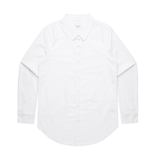 WHITE wo's-oxford-shirt-white